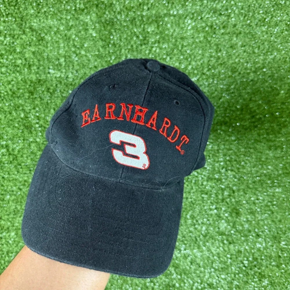 NASCAR Dale Earnhardt 3 Hat Black Competitors View Racing Cap‎ RCR Adjustable